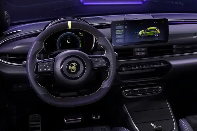 ABARTH 600 Dashboard View