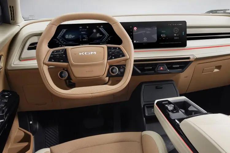 KGM ACTYON Dashboard View