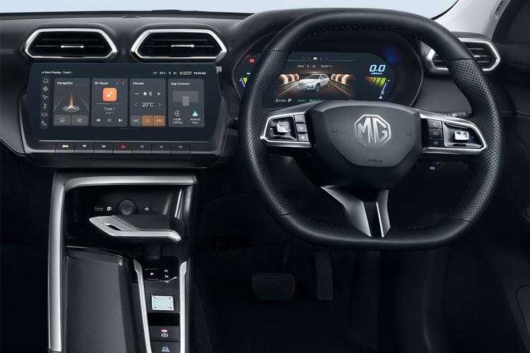 MG ZS Dashboard View