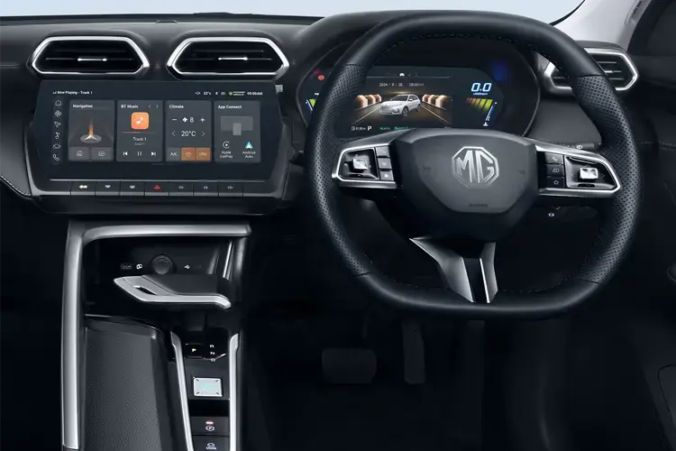 MG ZS Dashboard View