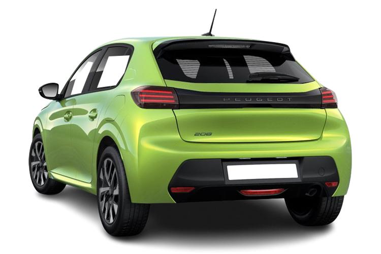 PEUGEOT 208 Rear View